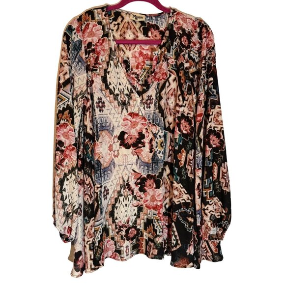 Show Me Your Mumu Women's Floral Boho Blouse Size M - Picture 7 of 12